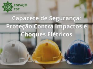 Capacete de segurança proteção contra impactos e choques elétricos