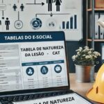 TABELA DE NATUREZA DA LESÃO - CAT