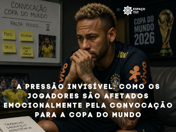 A pressão invisível como os jogadores são afetados emocionalmente pela convocação para a Copa do Mundo
